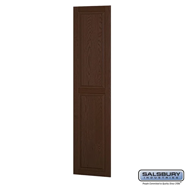 Salsbury Industries Side Panel for 18 inch Solid Dark Oak Executive Wood Locker 11133DRK