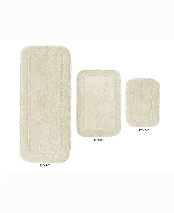 Home Weavers Radiant Bath Rug, 3 Piece Set - Natural