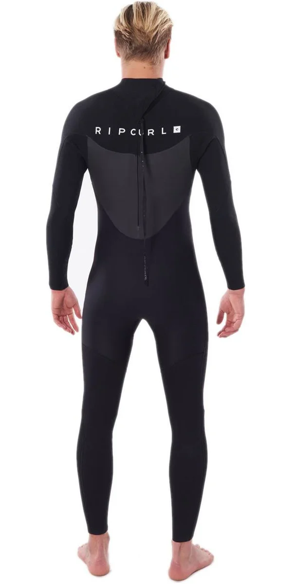 Rip Curl Omega 3/2mm Back Zip Mens Wetsuit - Black