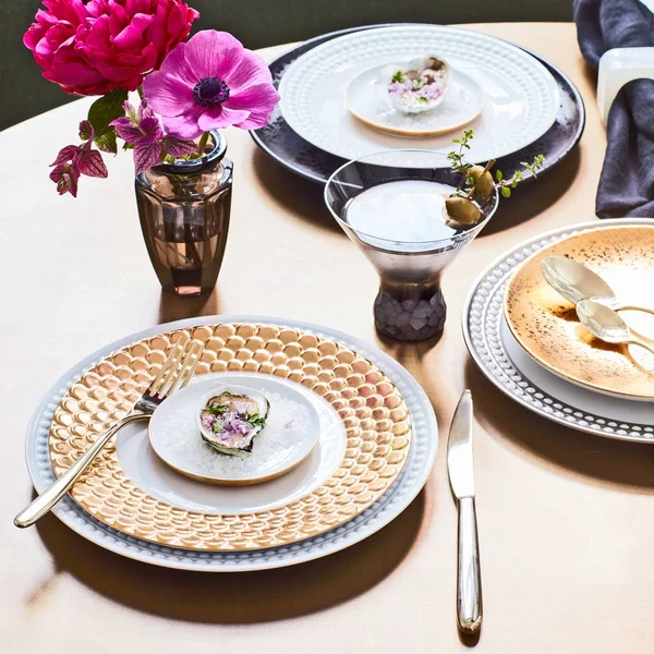 L'Objet Perlee Gold Dessert Plate