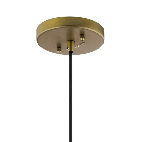 Kichler Avery Mini Pendant Natural Brass 1 Light 43851NBR