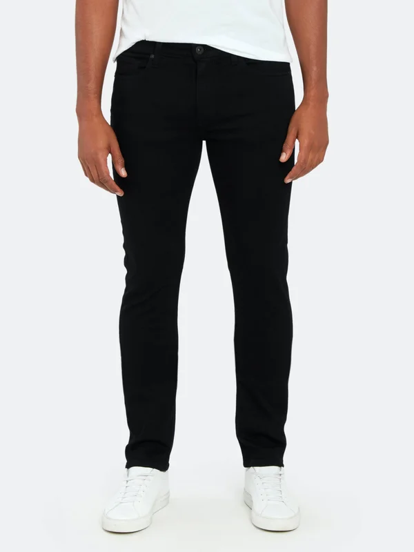 Paige Men's Lennox Black Shadow Jeans