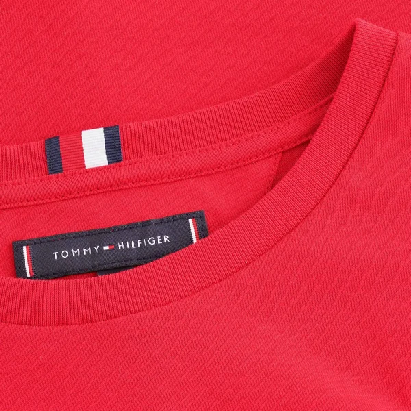 Tommy Hilfiger Flag T Shirt Red