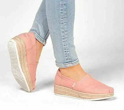 Skechers Women's Bobs Highlights 2.0 Fairy Duster Espadrille - Blush Pink