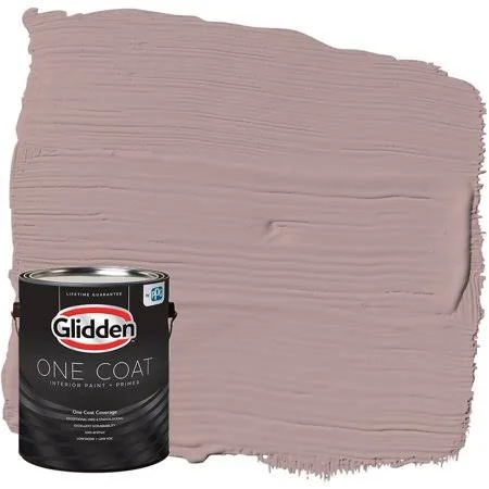 Glidden One Coat Interior Paint + Primer - Tawny Mushroom, Beige, 1 Gallon, Semi-Gloss