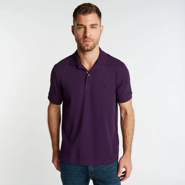 Nautica Big & Tall Short Sleeve Solid Deck Shirt Men's : 1x