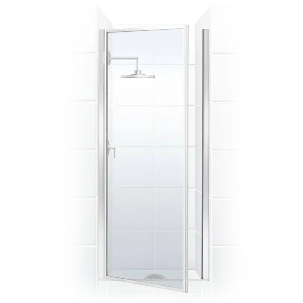 Coastal Shower Doors L25.66-c Legend Series 25x22 x 64x22 Framed Hinge Shower Door W Chrome