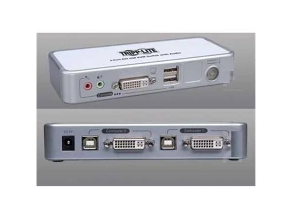 Tripp Lite B004-DUA2-K-R 2-Port DVI-USB KVM Switch