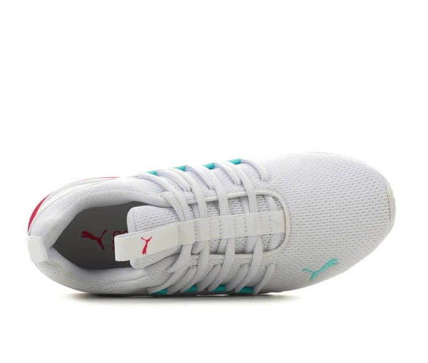 Puma Women's Axelion Bright Training Shoes in White/ White Size 6.5