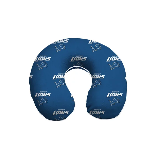 Detroit Lions Memory Foam Travel Pillow