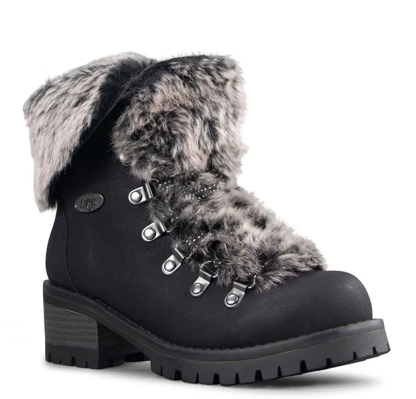 Lugz Women's Adore Fur Oxford Boots in Roasted Cashew - Size 6.0