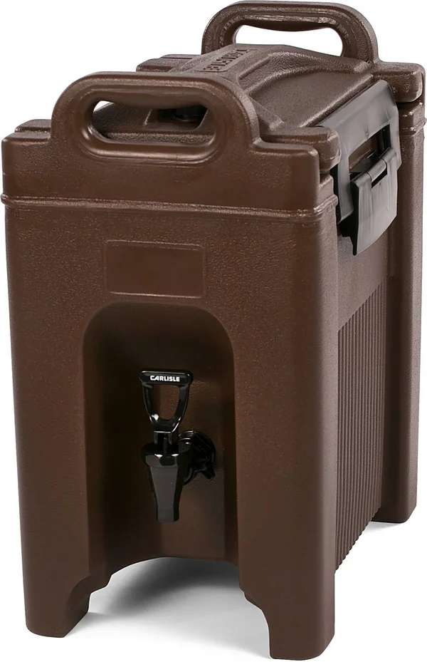 Carlisle XT250001 Cateraide Beverage Server 2.5 Gal, Brown