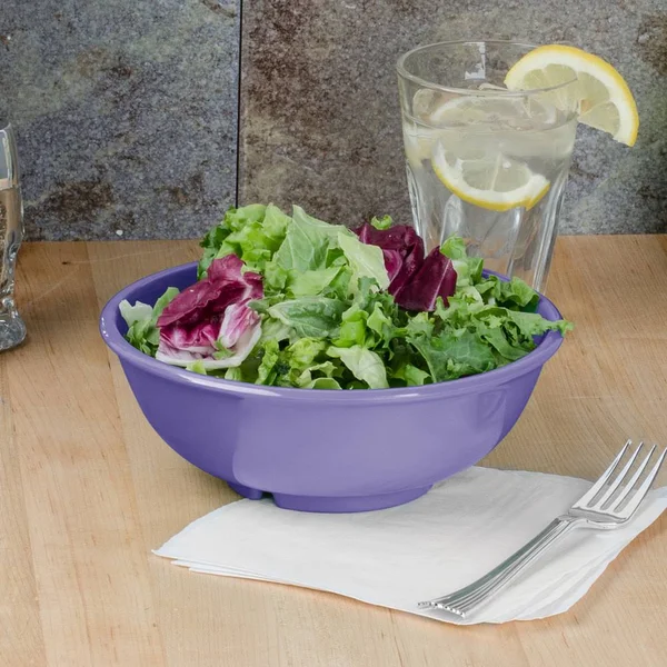 Thunder Group CR5807BU Purple 32 oz. Melamine Salad Bowl - 12/Case