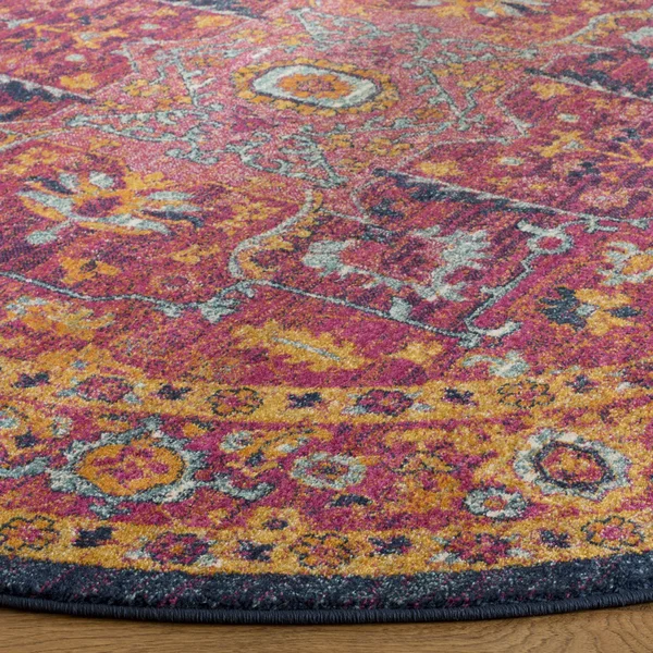 Safavieh Evoke EVK275S 6&7x22 x 9&0x22 Fuchsia - Orange Area Rug