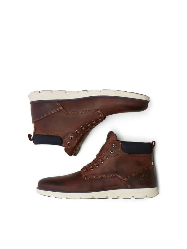 Jack & Jones Fwtubar Leather STS - Brown - Casual Boots