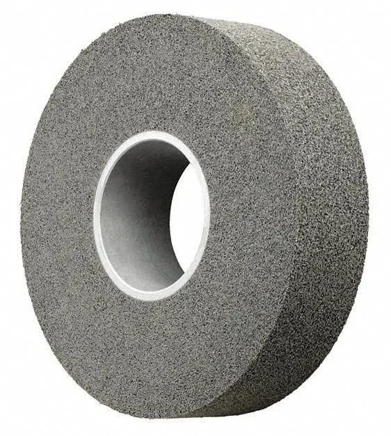 Scotch-Brite EXL Deburring Wheel 4 in x 3/8 in x 1 in 8S Fin 4 per Case