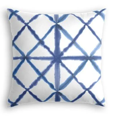 Square Pillow Cover & Insert Loom Decor Blue 16x22 x 16x22