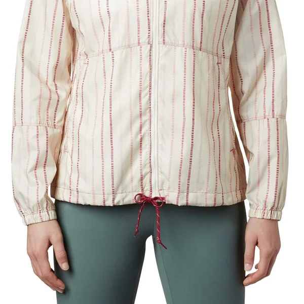 Columbia Flash Forward Printed Windbreaker Women's Coat Rouge Pink : LG