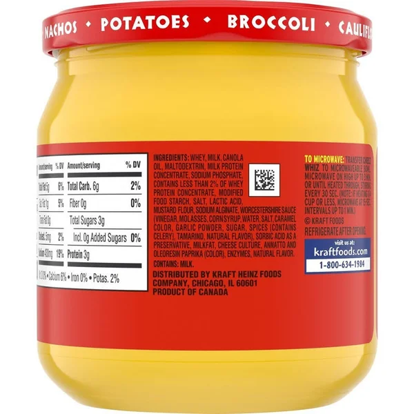 Cheez Whiz 235gr Queso Cheddar Untable Sabor Original