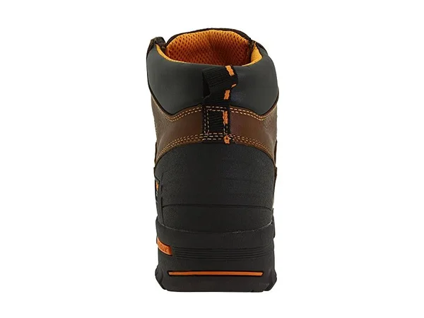 Men's Timberland Pro Endurance 6-Inch Steel Toe Waterproof Boots Brown