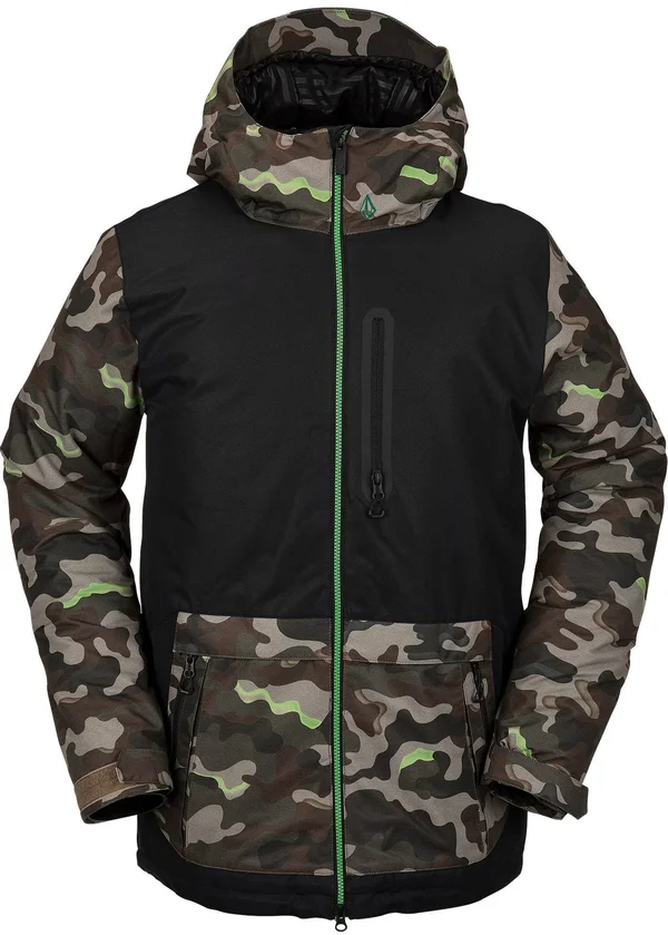 Volcom Deadly Stones Insulated Jacket - Xs - Army