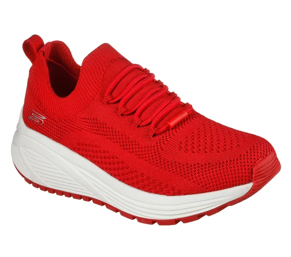 Skechers Women's Bobs Sport Sparrow 2.0 Allegiance Crew Sneaker - Red
