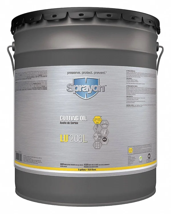 Sprayon S20805000 Cutting Oil, petroleum Base, 5 gal.