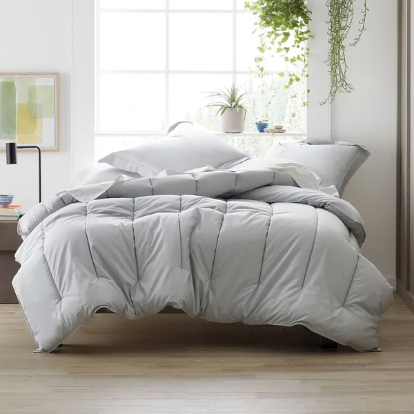 Company Cotton Wrinkle-Free Sateen Duvet Cover - Pink, Size Full, The Company Store