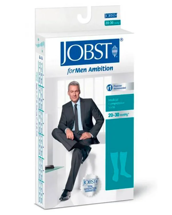 Jobst forMen Ambition 20-30 mmHg Knee High Size 6 - Long, Brown