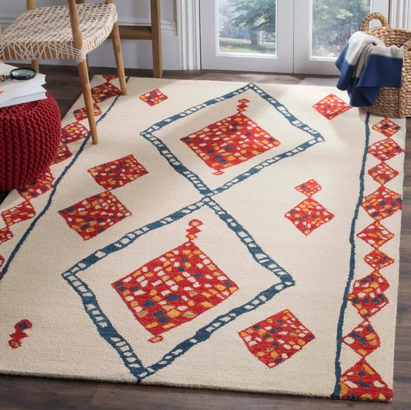 Safavieh Aspen APN702A 2&3x22 x 7&0x22 Runner Ivory - Multi Area Rug