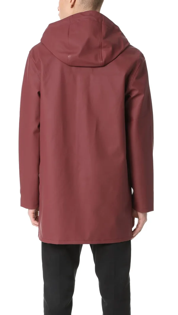 Stutterheim Stockholm Raincoat - Burgundy