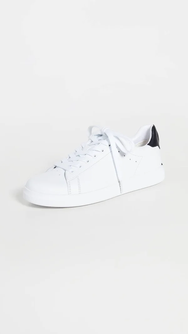 Tory Burch Howell Court Sneakers Titanium White/Tory Navy 6.5