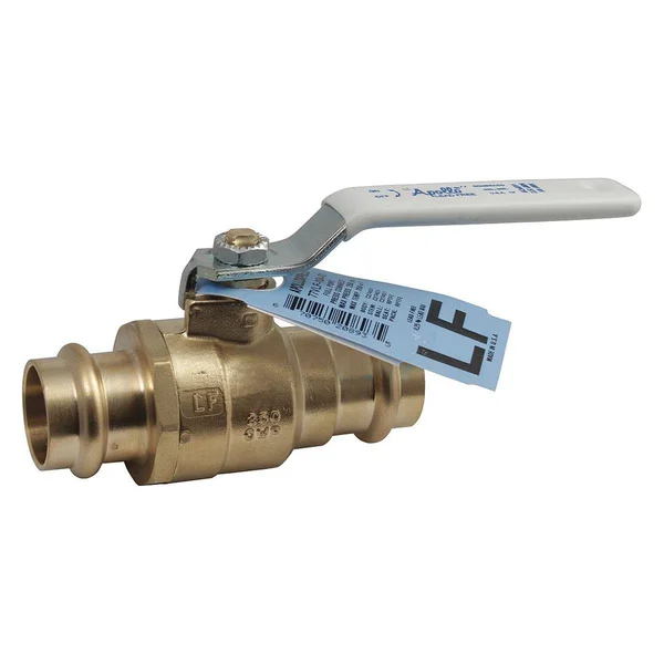 Apollo 77vlf14601 1-1/4x22 Press Brass Ball Valve Inline