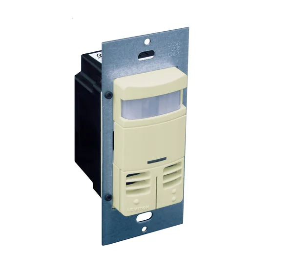 Leviton OSSMD-MDI Dual Relay - Wall Occupancy Sensor, Ivory