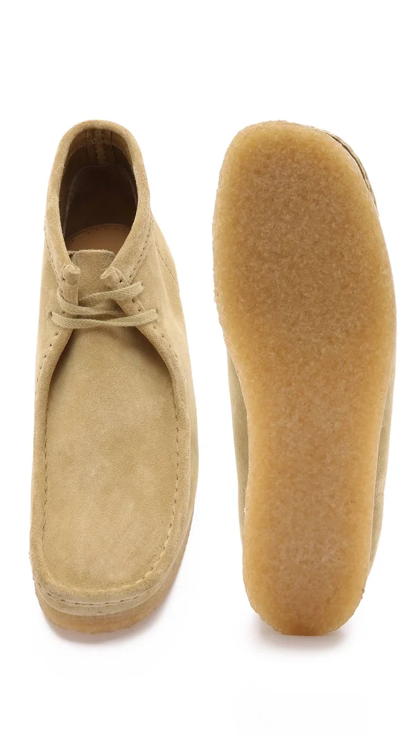Clarks Men's Wallabee Boot Maple Suede 12