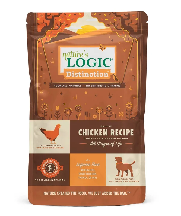 Nature&s Logic Distinction Dry Dog Food 24lbs, Pork