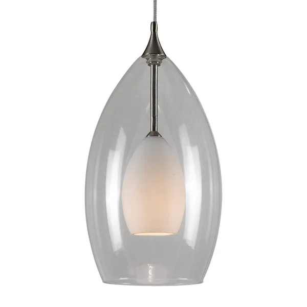 Cal Lighting One Light Pendant - UP-1045/6-BS