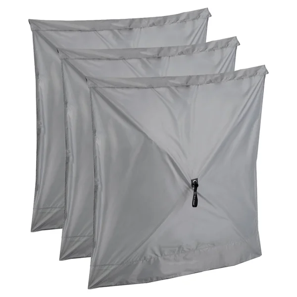 Clam Quick Set Screen Hub Gray Fabric Wind & Sun Panels Accessory Only 3 Pack