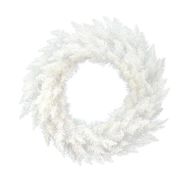 Vickerman A104272 72x22 Sparkle White Spruce Wreath 984T