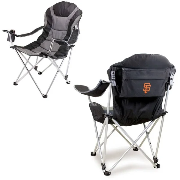 Picnic Time San Francisco Giants Reclining Camp Chair - Black