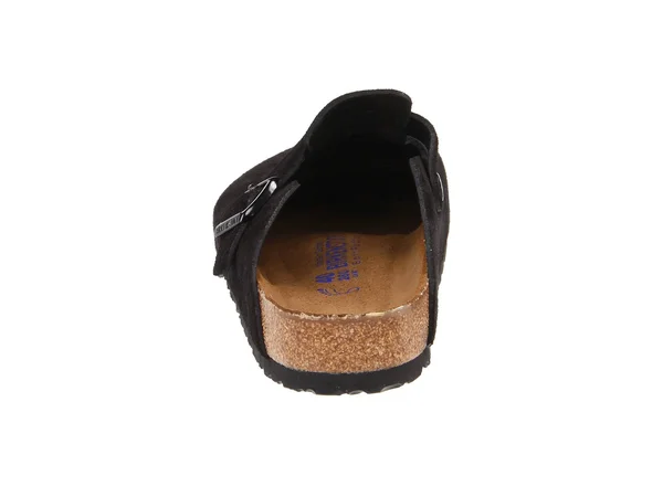 Birkenstock Boston Soft Footbed Clog - 45 - Black Suede