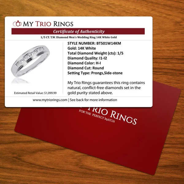 Encina Mens Wedding Bands