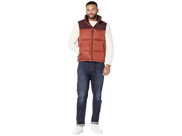 The North Face Men's Eco Nuptse Vest: Brandy Brown