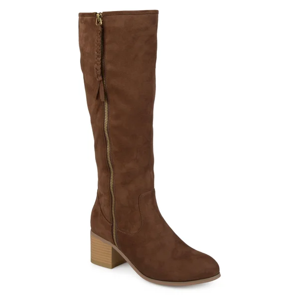 Journee Collection Women's Wide Calf Sanora Boot - Brown