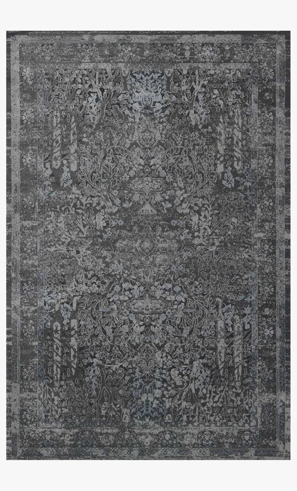 Magnolia Home Everly VY-08 3&7x22 x 5&7x22 Grey Area Rug