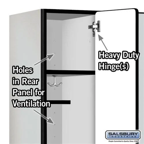 Designer Wood Locker - Single Tier - 3 Wide - 5 Feet High - 15 Inches Deep - Mahogany