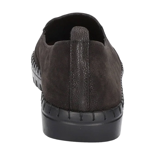 Easy Street Fresh Women's Slip-On Sneakers, Size: 5, Black Matte