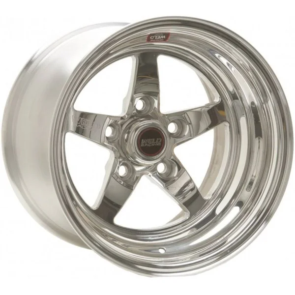 Weld S71 17x6, 5x4.75 BP, 2.9in. BS Polished Wheel (Low Pad) - Non-Beadlock - 71LP7060B30A