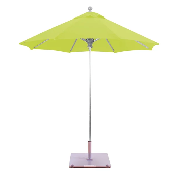Galtech International - Manual Lift - 7.5' Round Umbrella 61: Ginkgo SR: Silver