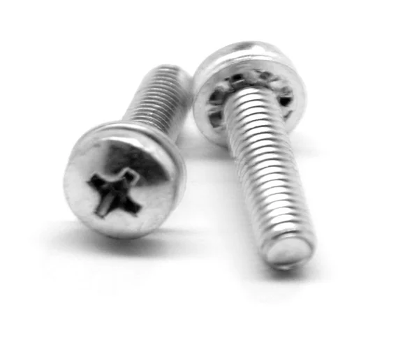 #4-40 x 3/8 Coarse Thread Machine Screw Sems Phillips Pan Head Internal Tooth Lockwasher Stainless Steel 18-8 Pk 5000